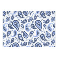 Diseño de estampado de paisley floral intrincado