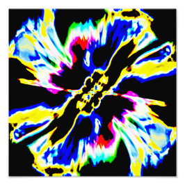 Foto Diseño de flores de espacio azul, negro, rojo, ama