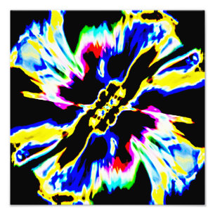 Foto Diseño de flores de espacio azul, negro, rojo, ama