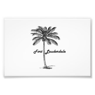 Foto Diseño de Fort Lauderdale & Palm en blanco y negro