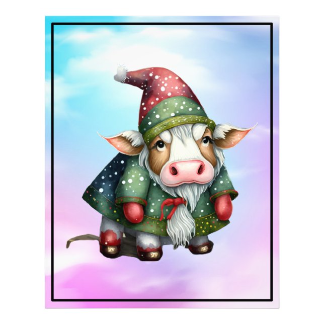 Foto Diseño de Gnomo Vaca de Navidad-83456 (Frente)