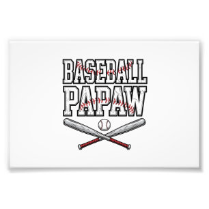 Foto Diseño de grabado vintage de Papaw béisbol_1