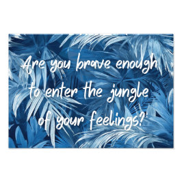Foto Diseño de la jungla y Poster motivacional