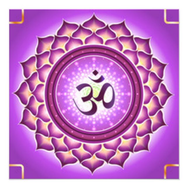 Foto Diseño de Patrón del Chakra Corona (Frente)