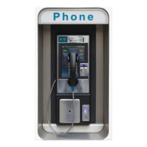 Diseño de Teléfono Público Retro, Arte de Cabina T