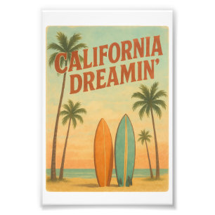 Foto Diseño de viaje retro de los 70 California Dreamin