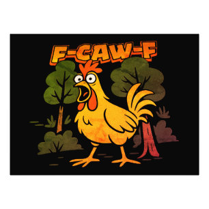 Foto Diseño Divertido de Pollo – Animal de Dibujos Anim