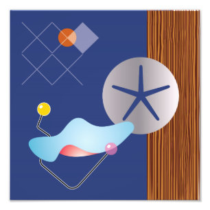 Foto Diseño moderno de medio siglo Eames impresión en c