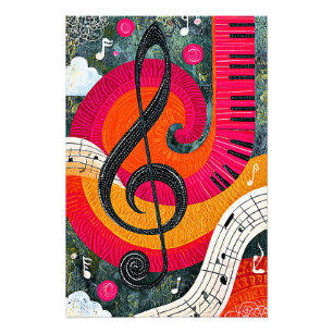 Foto Diseño Musical Abstracto