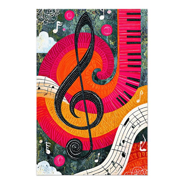 Foto Diseño Musical Abstracto (Frente)