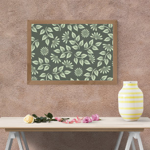 Foto Diseño transparente con flores y hojas
