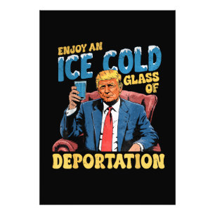 Foto Disfruta ICE un vaso helado de deportación