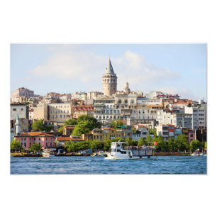 Foto Distrito de Beyoglu y torre de Galata en Estambul