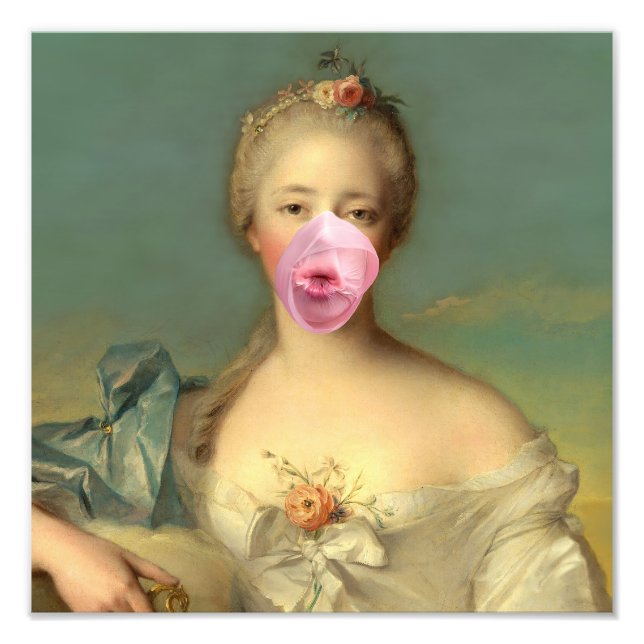 Foto Diva de chicle estallado III (Frente)
