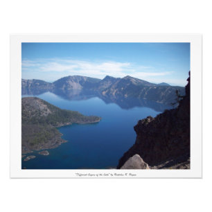 Foto "Diversas capas lago crater del lago"