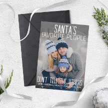 Foto divertida de familia en Navidad Moderna y Div