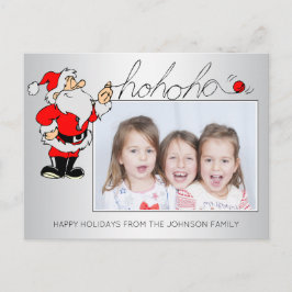 Foto divertida de Navidad de Santa HOHOHO de la fa