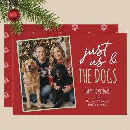 Foto divertida de Navidad de solo nosotros y los p