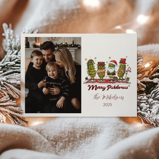 Foto Divertida Feliz Picklemas Navidad (Subido por el creador)