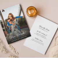 Foto divertida Guardar la Invitación Boda de fecha