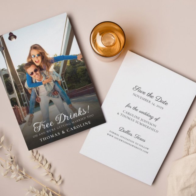 Foto divertida Guardar la Invitación Boda de fecha (Subido por el creador)