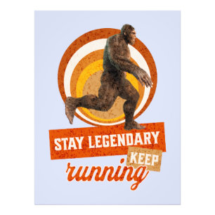 Foto Divertida Motivación para Correr de Bigfoot