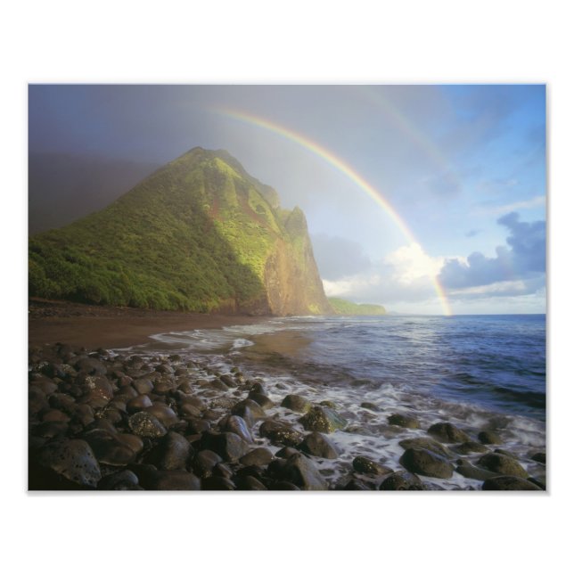 Foto Doble arco iris sobre los acantilados del norte (Frente)