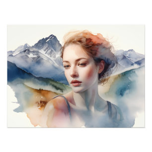 Foto Doble exposición del arte femenino