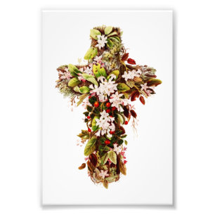 Foto Domingo de Pascua Jesús Cruz de flores