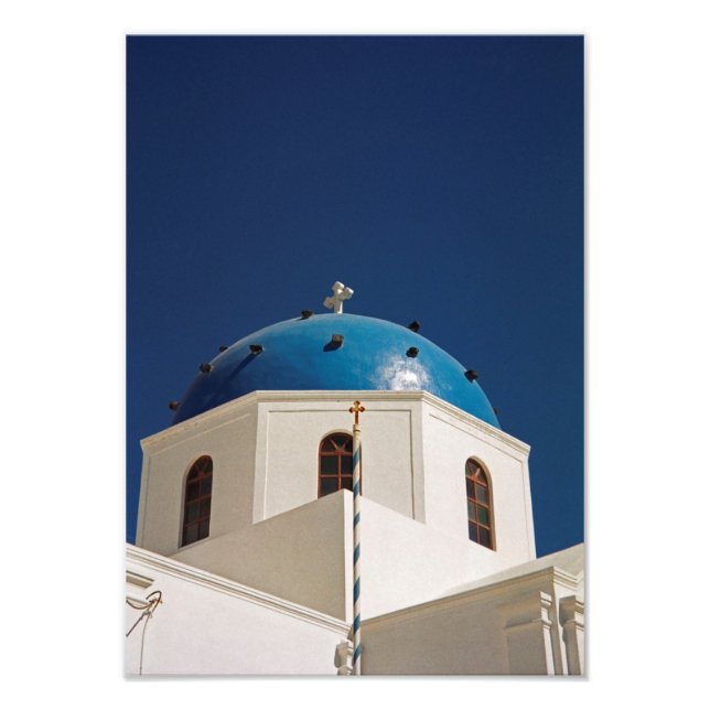Foto Domo azul, Santorini, Grecia (Frente)