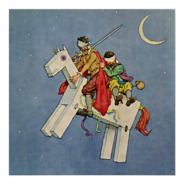 Foto "Don Quijote" por W Heath Robinson (Frente)