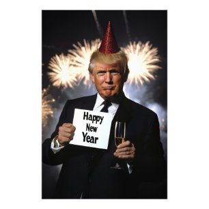 Foto Donald Trump celebra el estilo de Año Nuevo