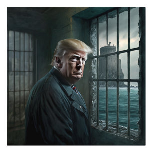 Foto Donald Trump en la prisión de Alcatraz