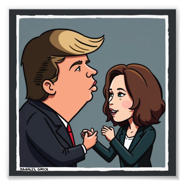 Foto Donald Trump es Kamala Harris la opción decisiva. (Frente)