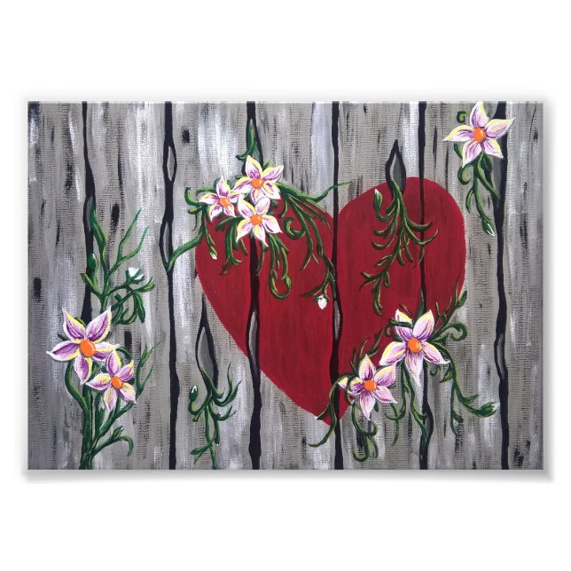 Foto Donde el amor crece 5x7 Imprimir (Frente)