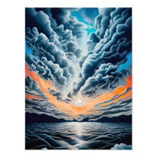 Foto Donde el cielo se encuentra con el mar: Un apacibl