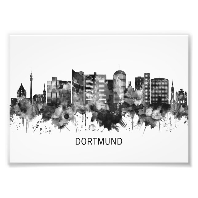 Foto Dortmund Germany Skyline BW (Frente)