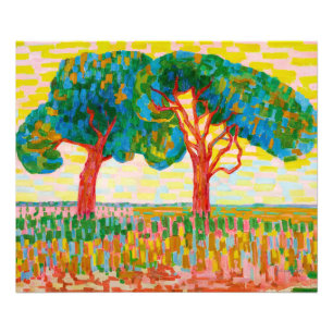Foto Dos árboles, 1910 por Jacoba van Heemskerck