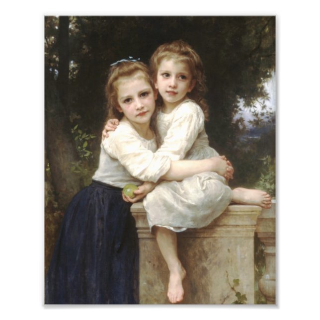 Foto Dos Hermanas, 1901, William Adolphe Bouguereau (Frente)