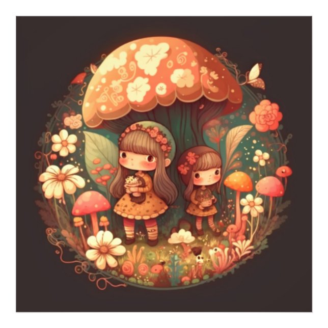 Foto Dos lindas niñas elefantes (Frente)