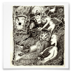 Foto Dos mundos, por Brian Benson Photo Print