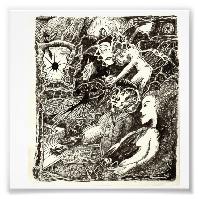 Foto Dos mundos, por Brian Benson Photo Print (Frente)