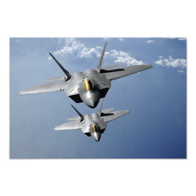 Foto Dos raperos F-22 sobrevuelan el Océano Pacífico 2 (Frente)