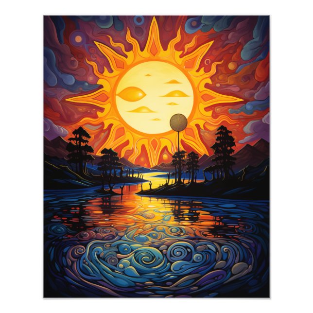 Foto Dos Suns en el atardecer (Frente)