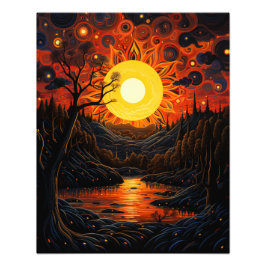 Foto Dos Suns en el atardecer