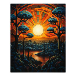 Foto Dos Suns en el atardecer