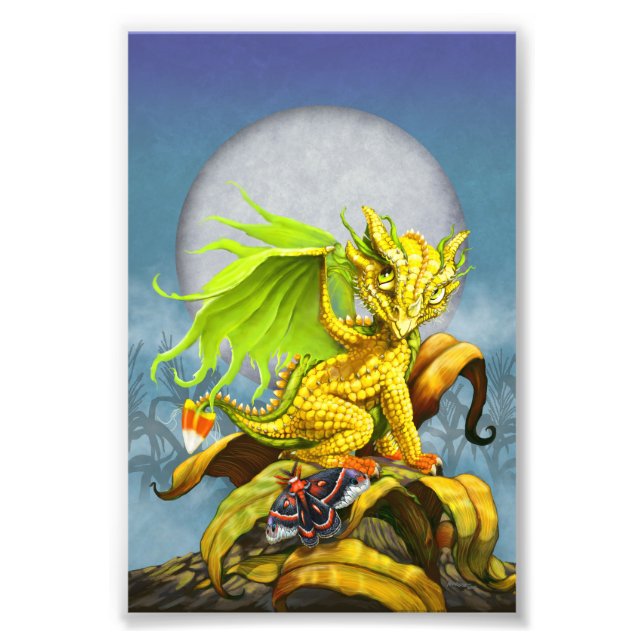 Foto Dragón cortado 4x6 Imprimir (Frente)