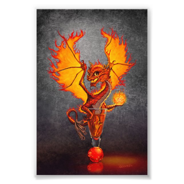 Foto Dragón de bola 4x6 Imprimir (Frente)