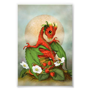 Foto Dragón de fresa 4x6 impresión