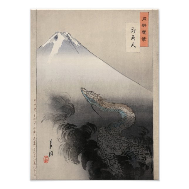 Foto Dragón elevándose al cielo (Frente)